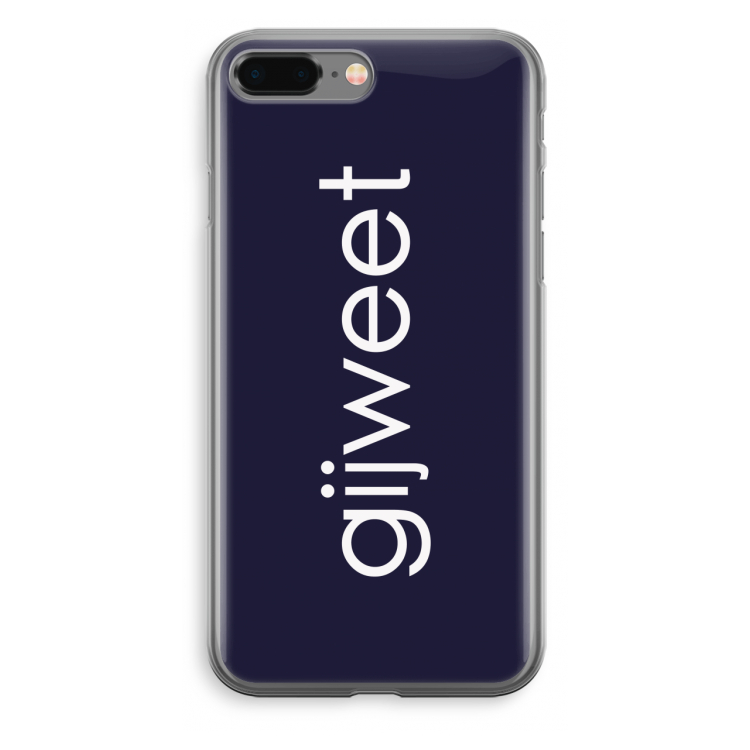 Gijweet: iPhone 8 Plus Transparant Hoesje