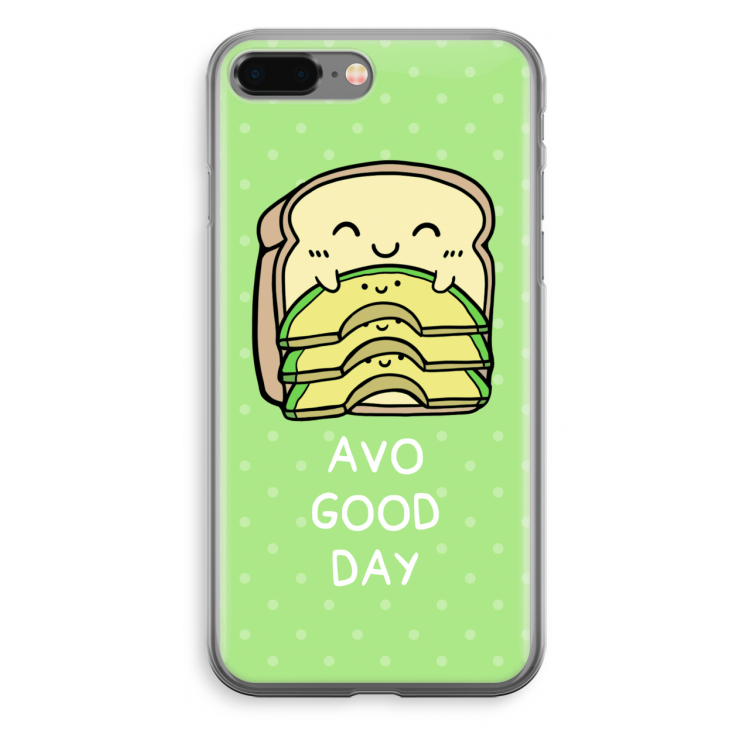 Avo Good Day: iPhone 8 Plus Transparant Hoesje