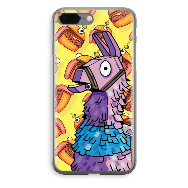Loot Burger: iPhone 8 Plus Transparant Hoesje