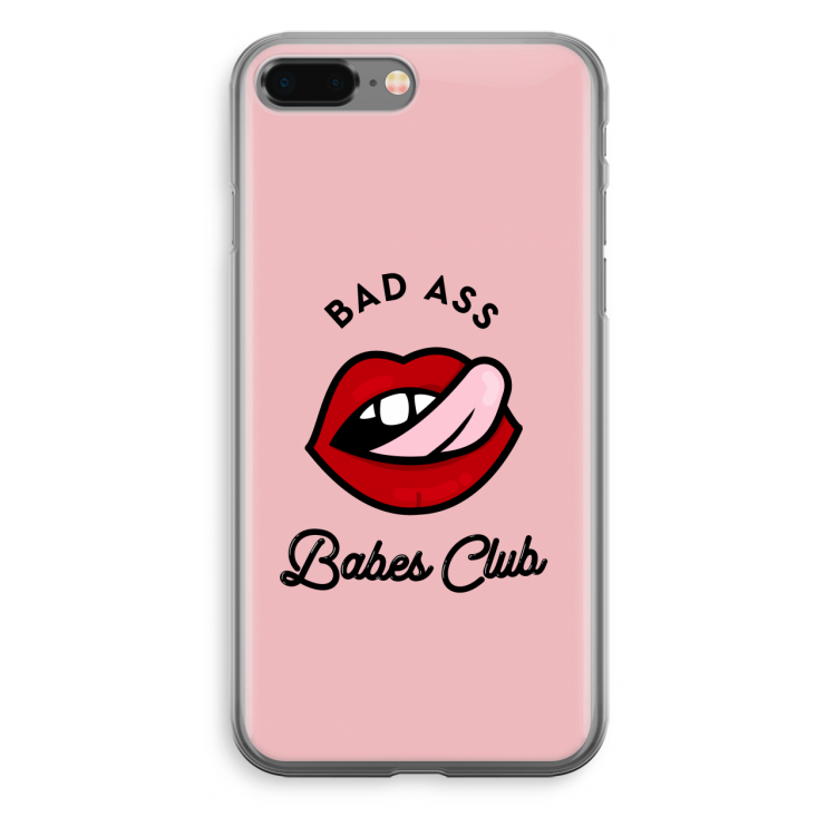 Badass Babes Club: iPhone 8 Plus Transparant Hoesje