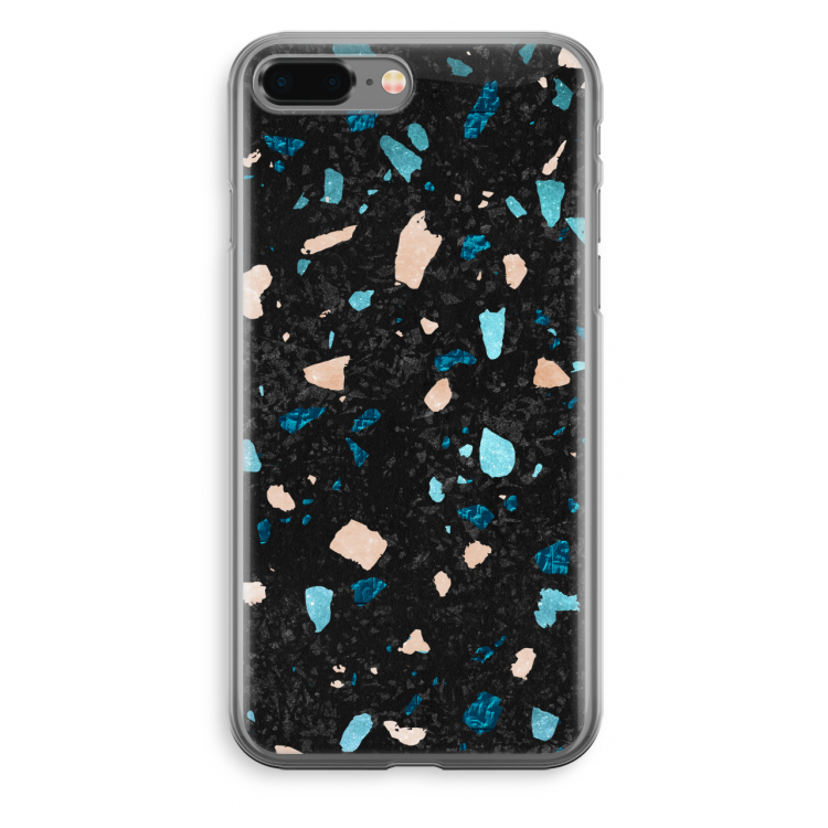 Terrazzo N°11: iPhone 8 Plus Transparant Hoesje