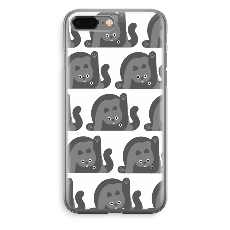 Cats: iPhone 8 Plus Transparant Hoesje