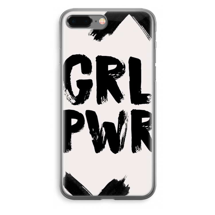 Girl Power #2: iPhone 8 Plus Transparant Hoesje