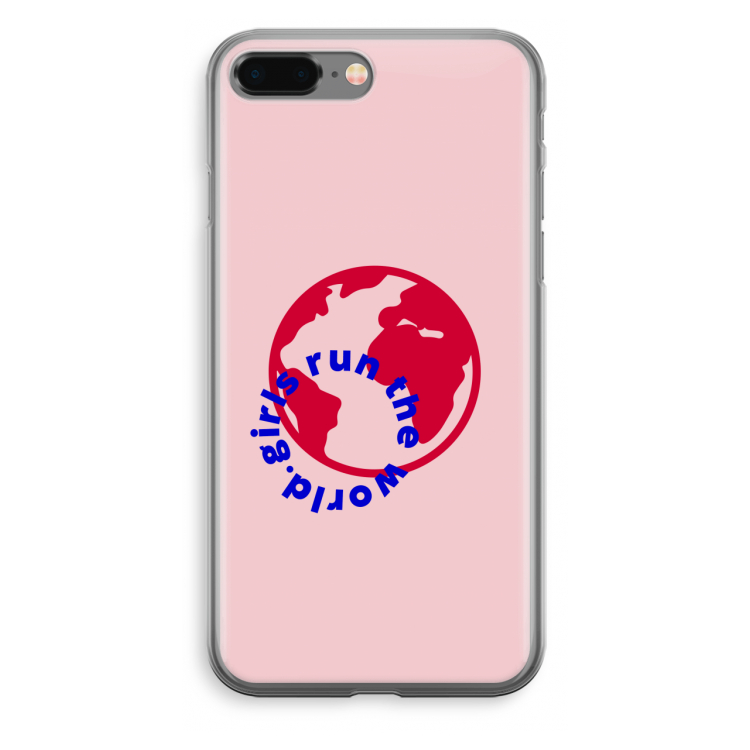 Run The World: iPhone 8 Plus Transparant Hoesje
