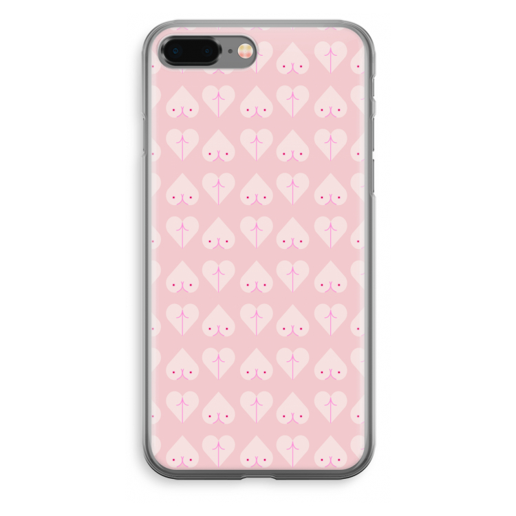 Ass 'n Titties: iPhone 8 Plus Transparant Hoesje