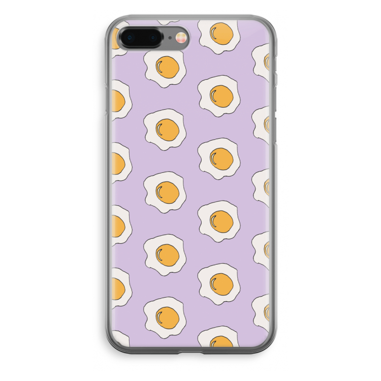 Bacon to my eggs #1: iPhone 8 Plus Transparant Hoesje