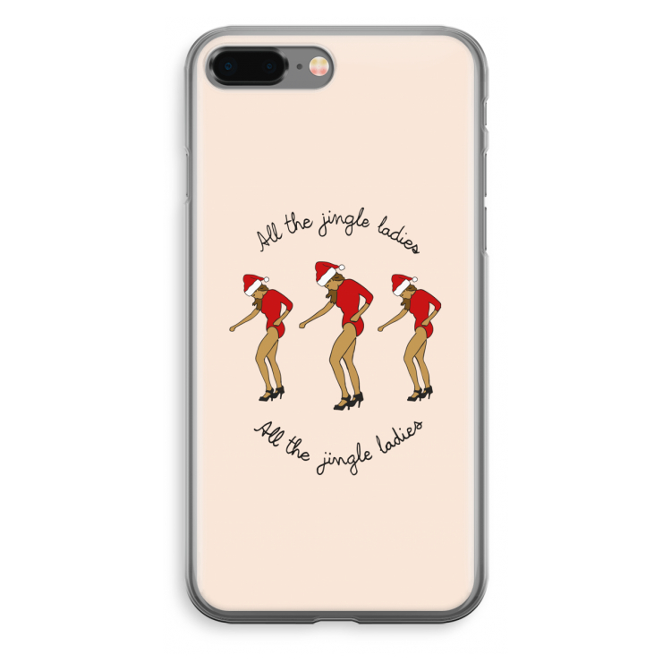 Jingle Ladies: iPhone 8 Plus Transparant Hoesje