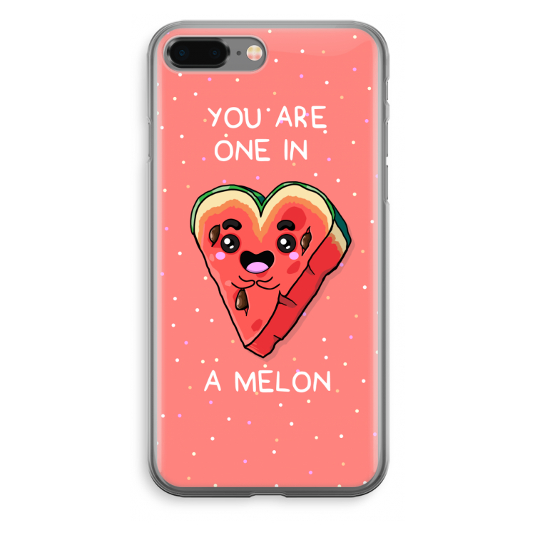 One In A Melon: iPhone 8 Plus Transparant Hoesje