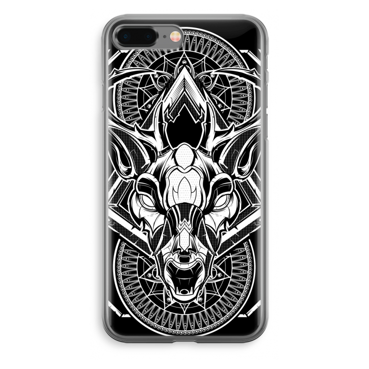 Oh Deer: iPhone 8 Plus Transparant Hoesje