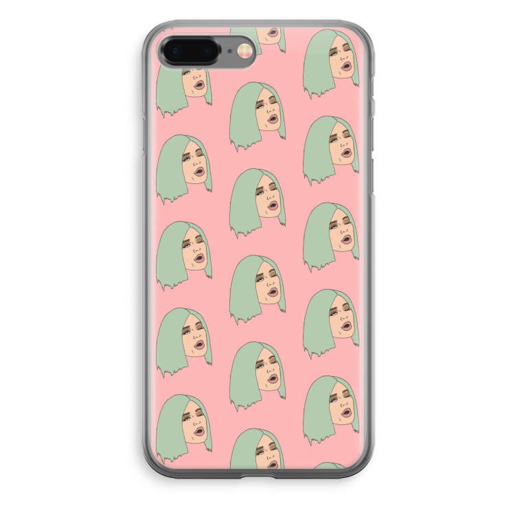 King Kylie: iPhone 8 Plus Transparant Hoesje