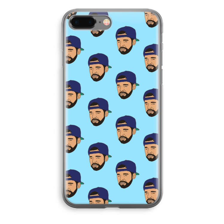 Drake Away: iPhone 8 Plus Transparant Hoesje
