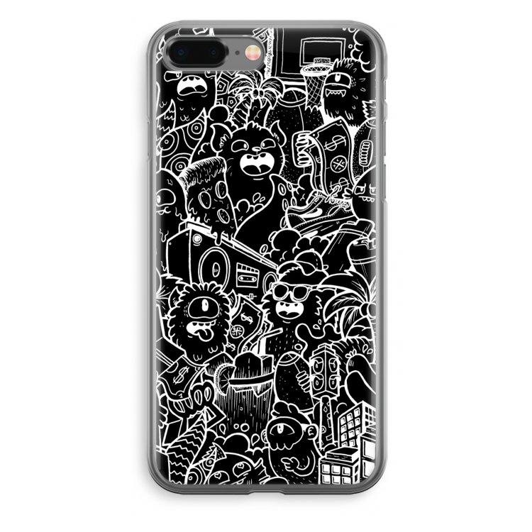 Vexx Black City : iPhone 8 Plus Transparant Hoesje