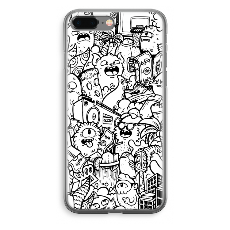 Vexx City #2: iPhone 8 Plus Transparant Hoesje