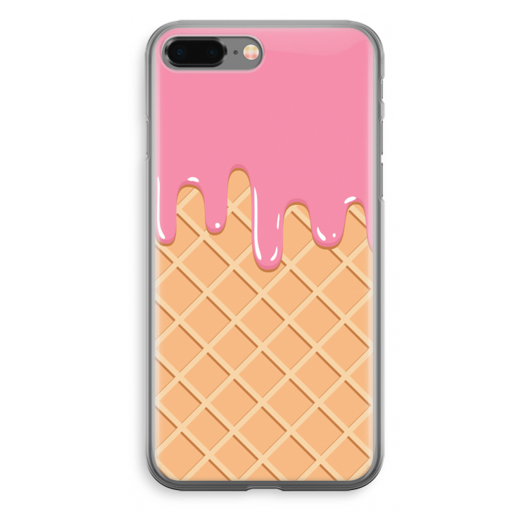 Ice cream: iPhone 8 Plus Transparant Hoesje