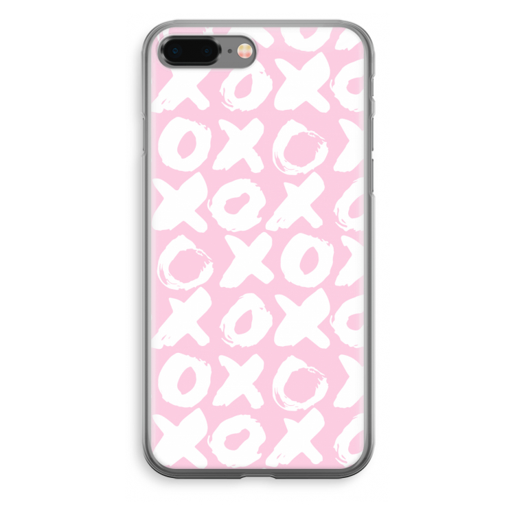 XOXO: iPhone 8 Plus Transparant Hoesje