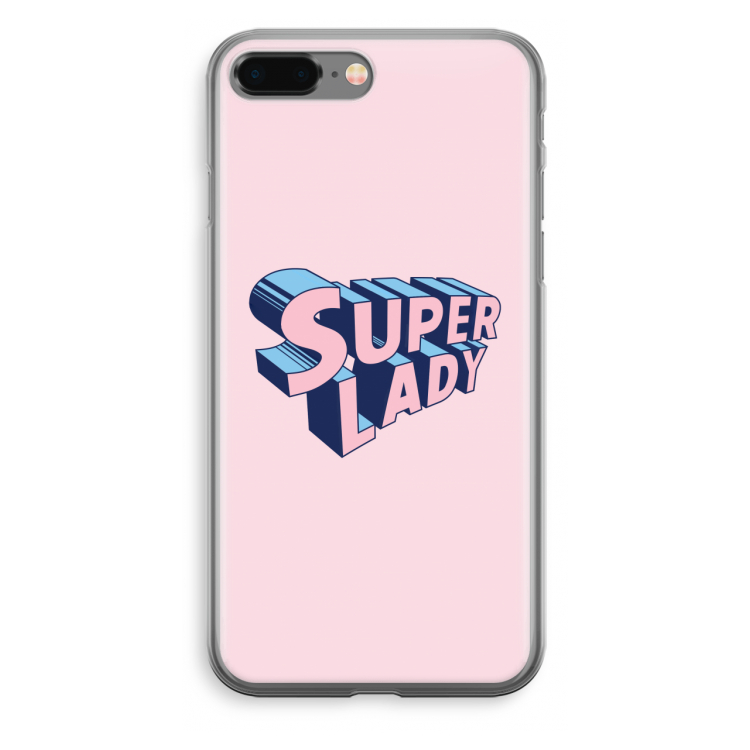 Superlady: iPhone 8 Plus Transparant Hoesje