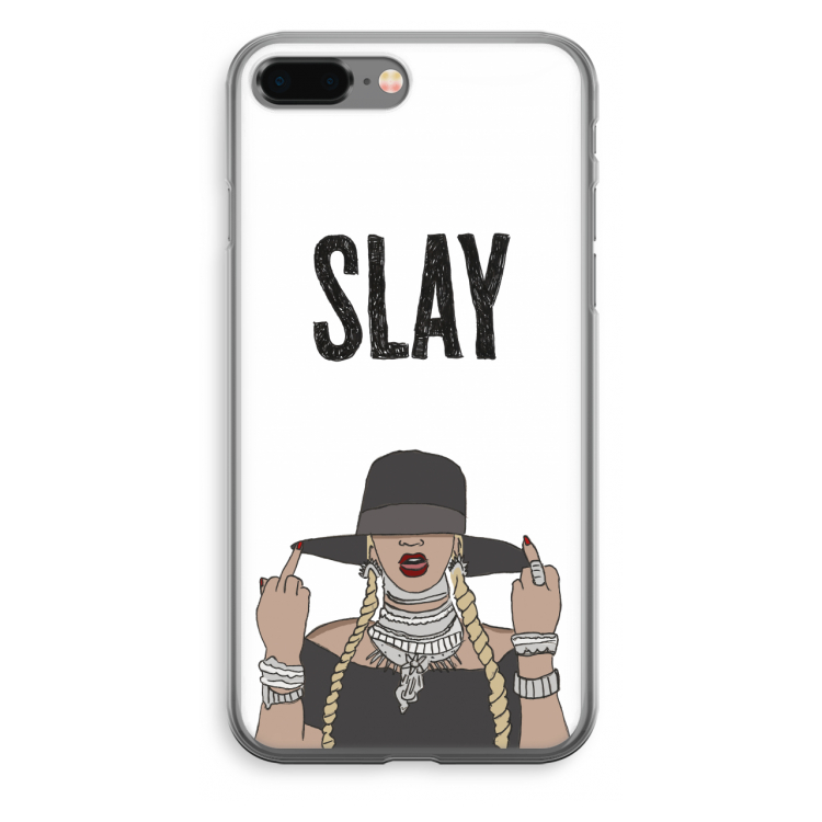 Slay All Day: iPhone 8 Plus Transparant Hoesje