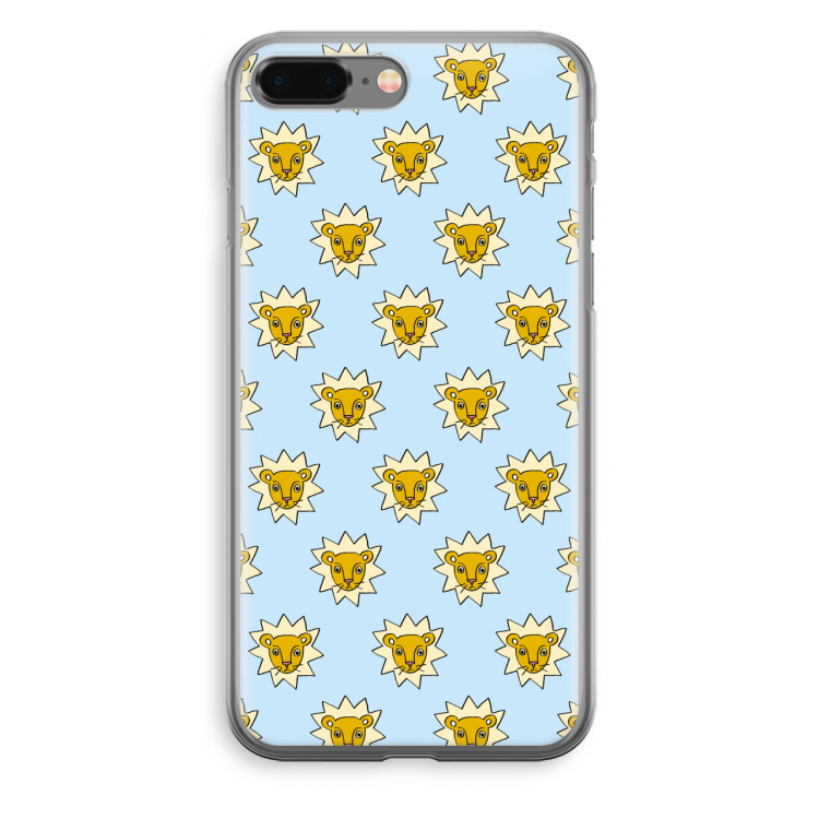Leeuwenkoppen: iPhone 8 Plus Transparant Hoesje