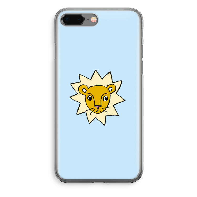 Kleine leeuw: iPhone 8 Plus Transparant Hoesje