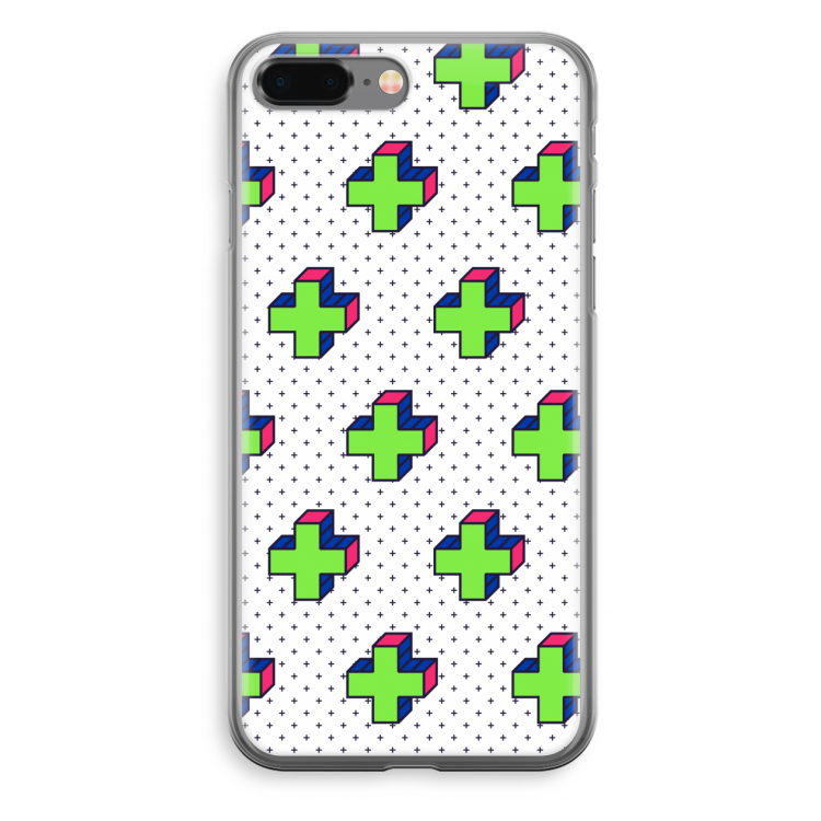 8-bit N°10: iPhone 8 Plus Transparant Hoesje