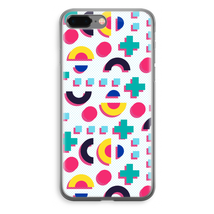 8-bit N°2: iPhone 8 Plus Transparant Hoesje