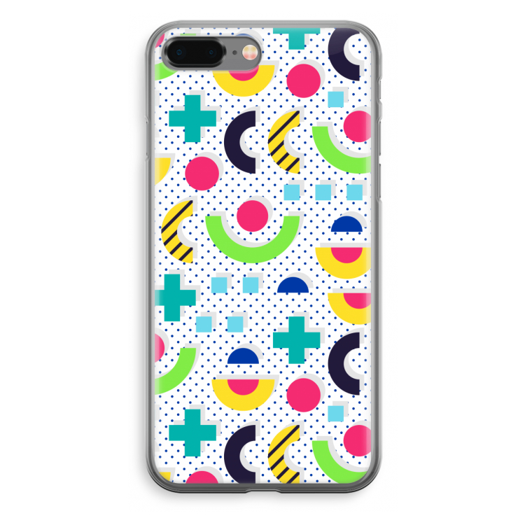 8-bit N°1: iPhone 8 Plus Transparant Hoesje
