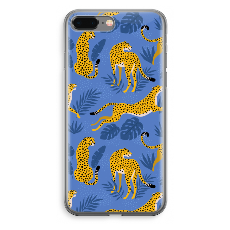 Luipaard: iPhone 8 Plus Transparant Hoesje