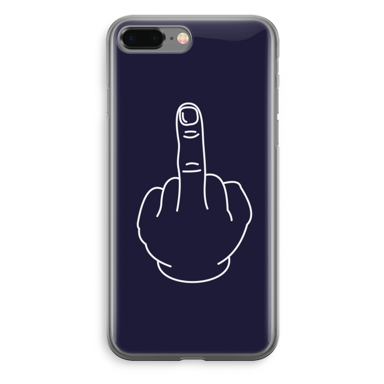F**k U: iPhone 8 Plus Transparant Hoesje
