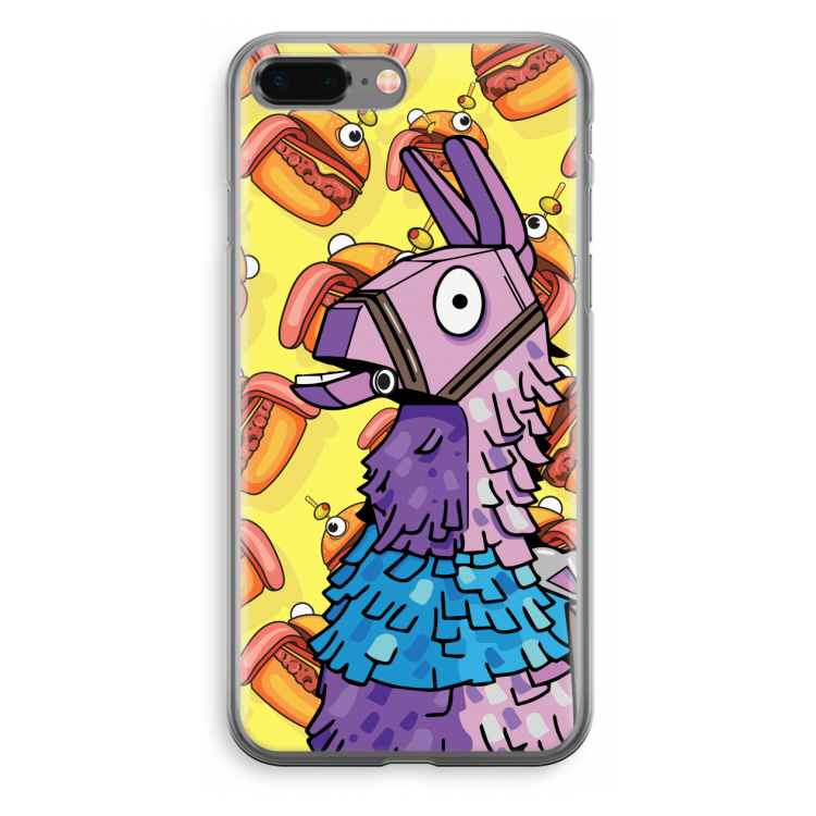 Loot Burger: iPhone 8 Plus Transparant Hoesje