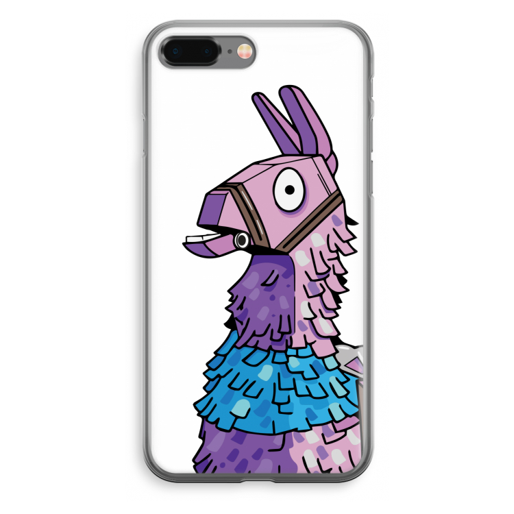 Lama: iPhone 8 Plus Transparant Hoesje