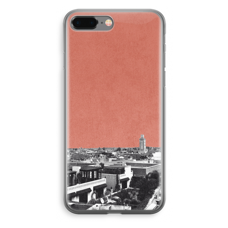 Marrakech Skyline : iPhone 8 Plus Transparant Hoesje