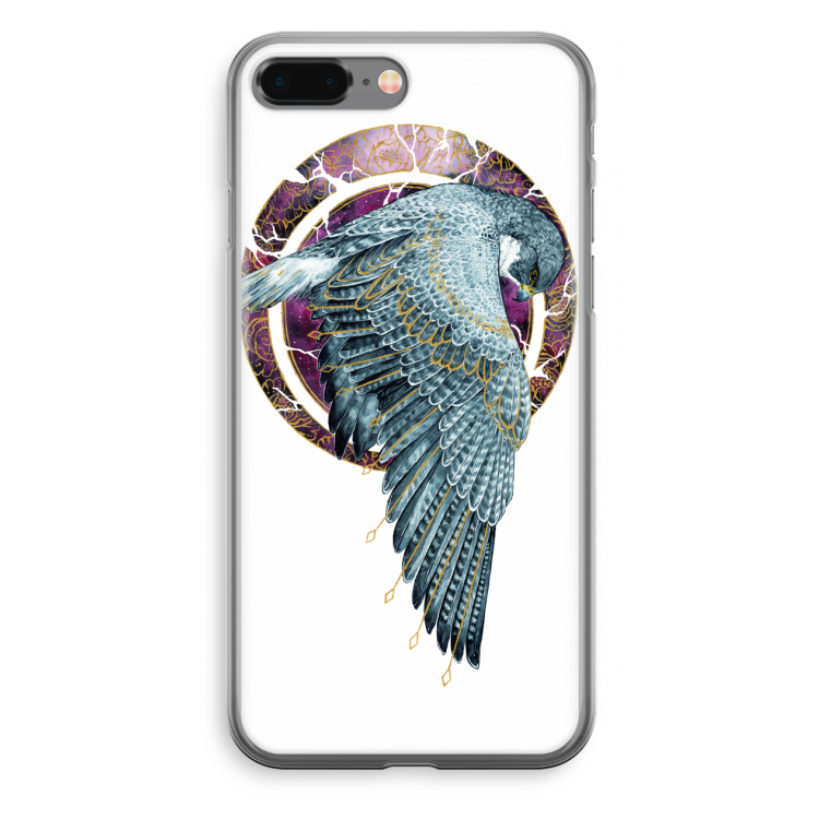Golden Falcon: iPhone 8 Plus Transparant Hoesje