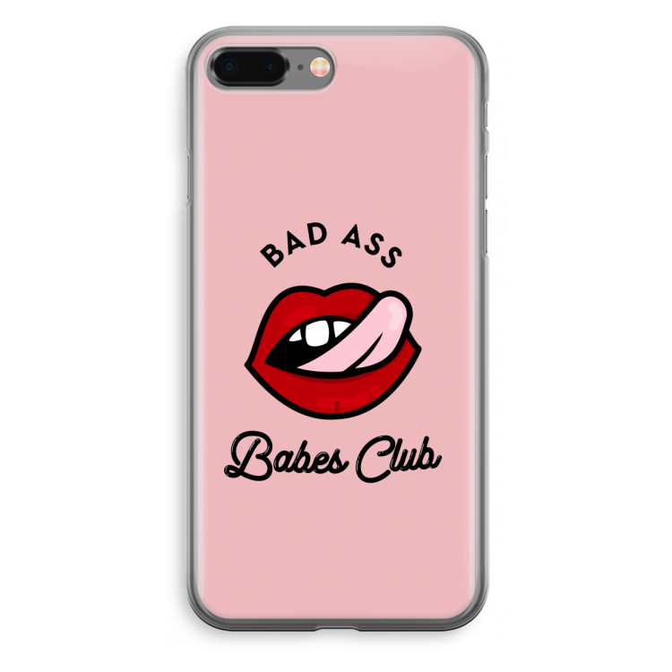 Badass Babes Club: iPhone 8 Plus Transparant Hoesje