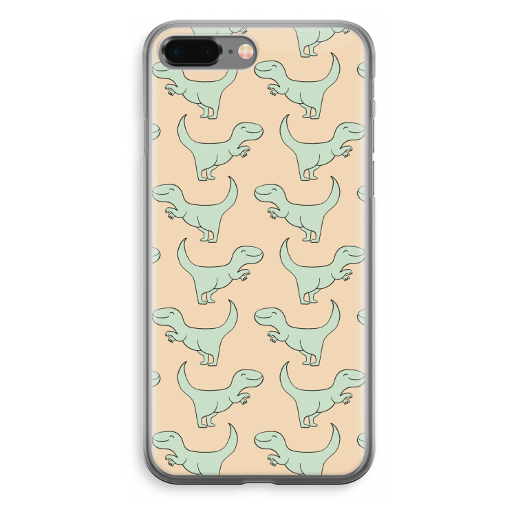 Dinos: iPhone 8 Plus Transparant Hoesje