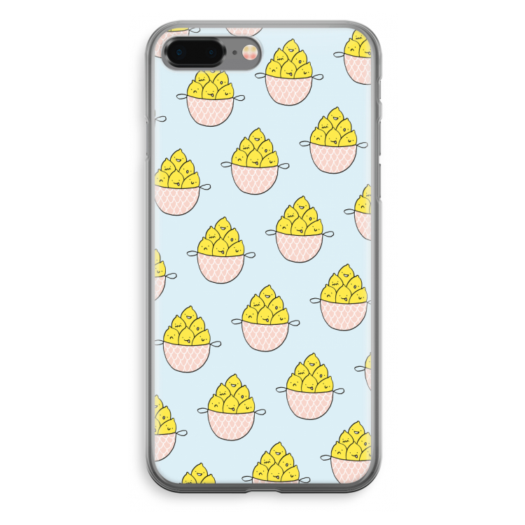 Citroenen: iPhone 8 Plus Transparant Hoesje
