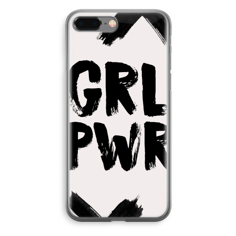 Girl Power #2: iPhone 8 Plus Transparant Hoesje