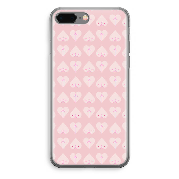 Ass 'n Titties: iPhone 8 Plus Transparant Hoesje