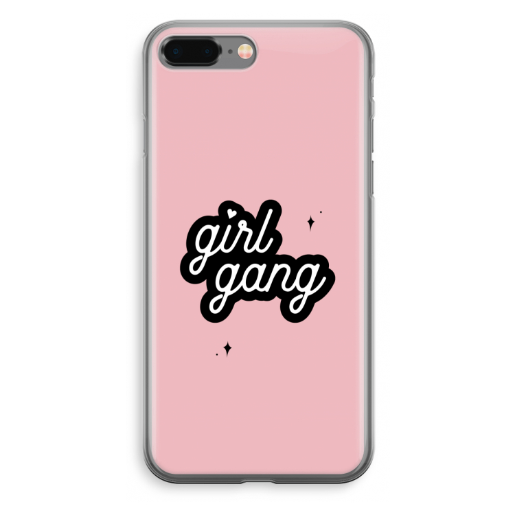 Girl Gang: iPhone 8 Plus Transparant Hoesje