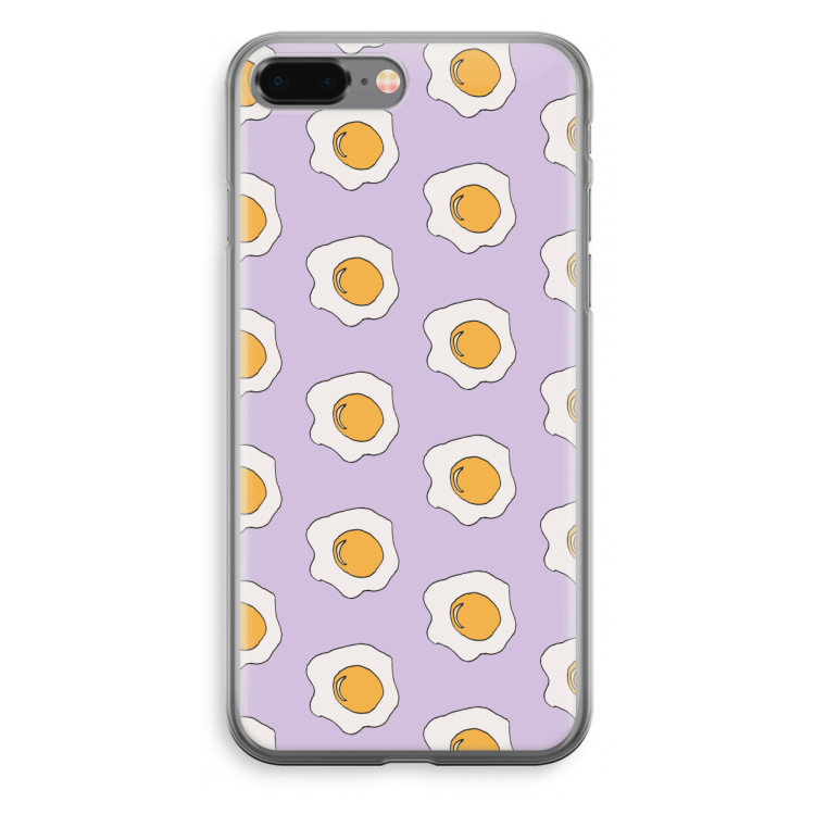 Bacon to my eggs #1: iPhone 8 Plus Transparant Hoesje