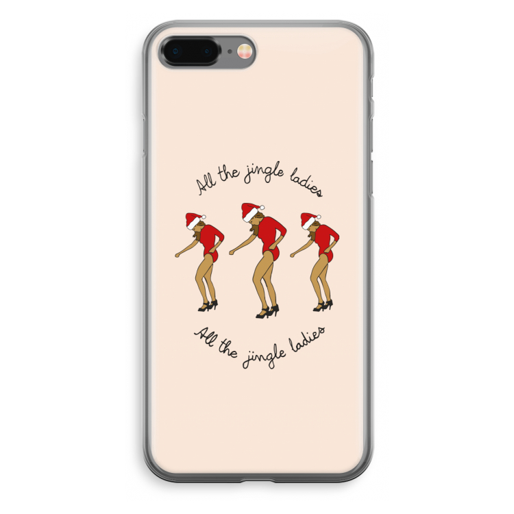 Jingle Ladies: iPhone 8 Plus Transparant Hoesje