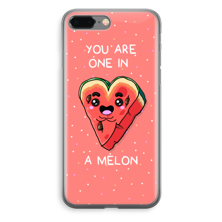 One In A Melon: iPhone 8 Plus Transparant Hoesje