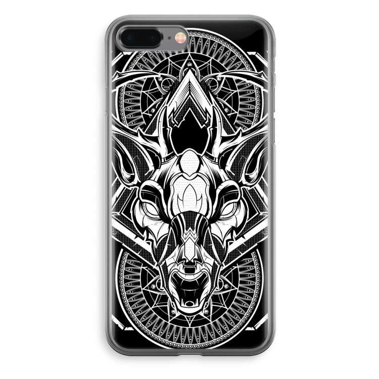 Oh Deer: iPhone 8 Plus Transparant Hoesje