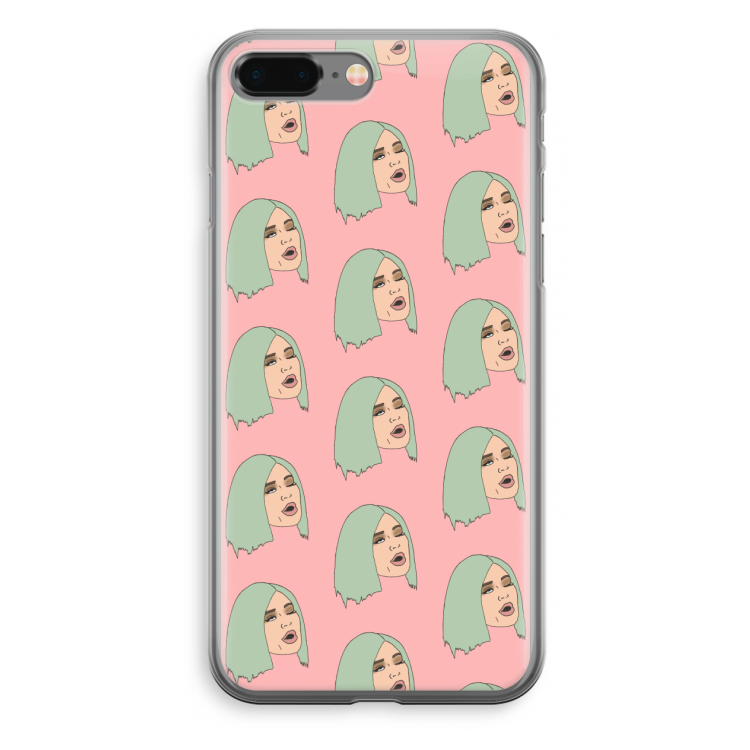 King Kylie: iPhone 8 Plus Transparant Hoesje