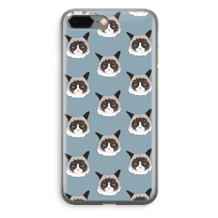 It's a Purrr Case: iPhone 8 Plus Transparant Hoesje