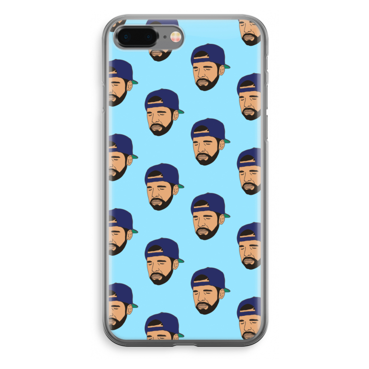 Drake Away: iPhone 8 Plus Transparant Hoesje
