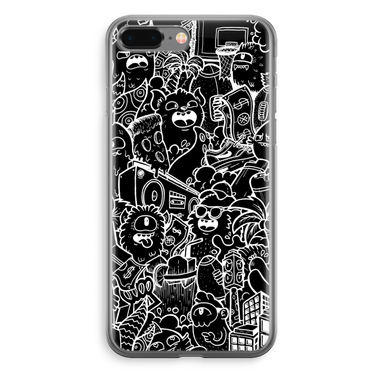 Vexx Black City : iPhone 8 Plus Transparant Hoesje