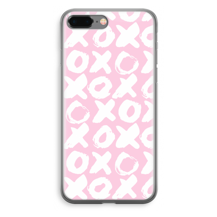 XOXO: iPhone 8 Plus Transparant Hoesje