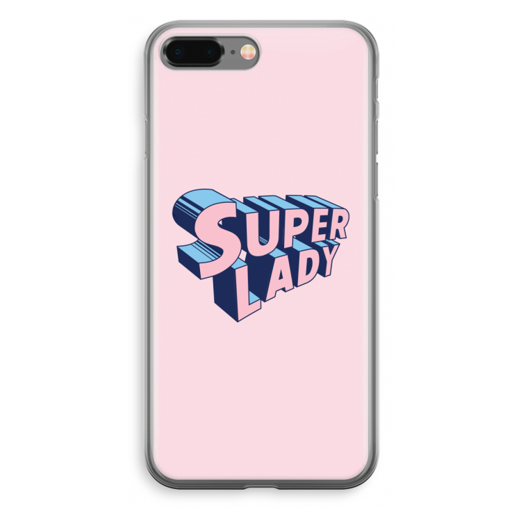 Superlady: iPhone 8 Plus Transparant Hoesje