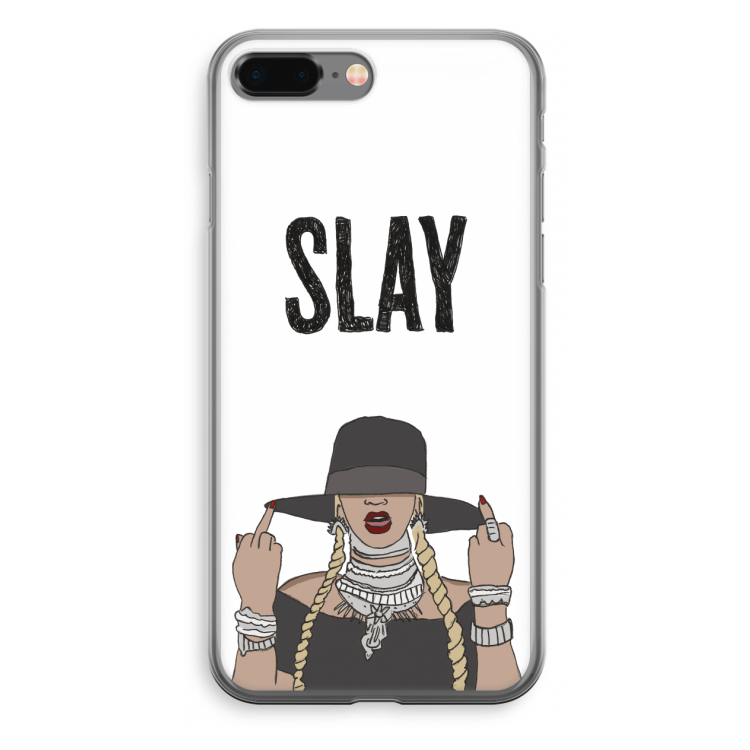 Slay All Day: iPhone 8 Plus Transparant Hoesje