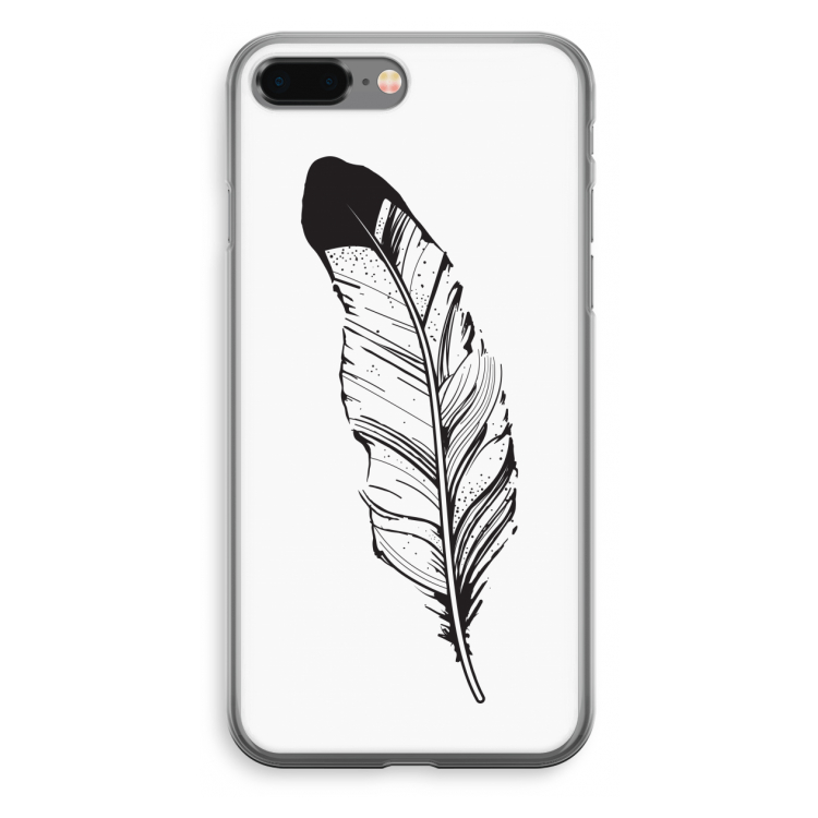 Pluim: iPhone 8 Plus Transparant Hoesje